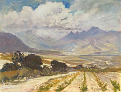Philip Erskine; A View from Devon Valley looking towards the Helderberg