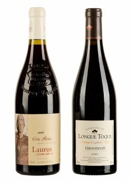 Gabriel Meffre; Gigondas Hommage & Côte-Rôtie Laurus; 2001; 2 (1 x 2); 750ml