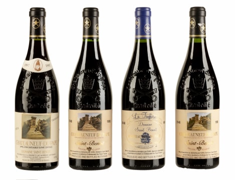 Saint-Benoît; Châteauneuf-du-Pape Collection; 1997 - 1999; 4 (1 x 4); 750ml