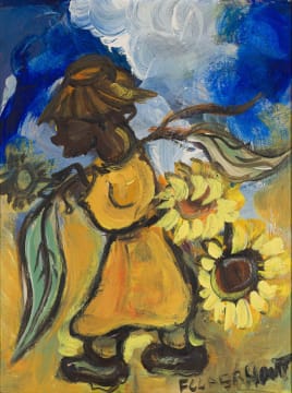 Frans Claerhout; Sunflower Harvester