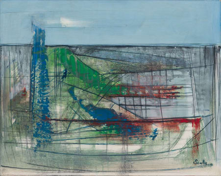 Larry Scully; Abstract (Coal Mine)