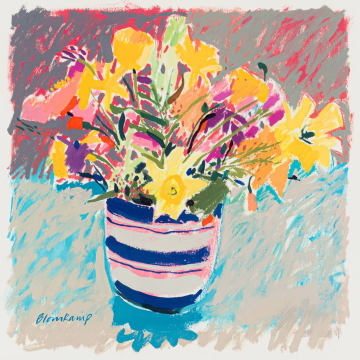 Paul Blomkamp; Flowers in a Vase