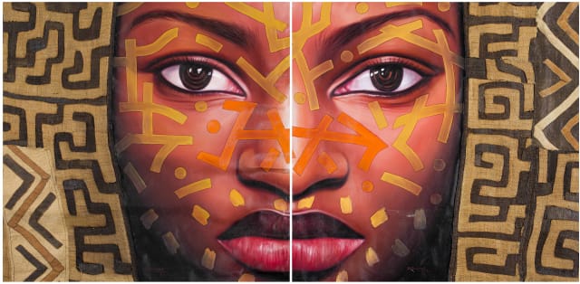 Gloire À Dieu Babanzanga; Diptyque, diptych