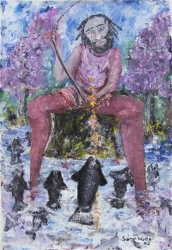 Sane Wadu; Self Portrait as Fisherman