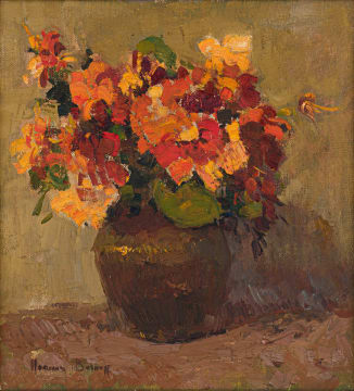 Adriaan Boshoff; Nasturtiums in a Jar