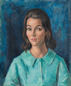 Alfred Neville Lewis; Portrait of a Woman