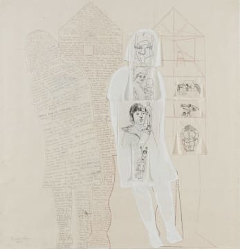 Toni-Ann Ballenden; Composition with Figures and Text