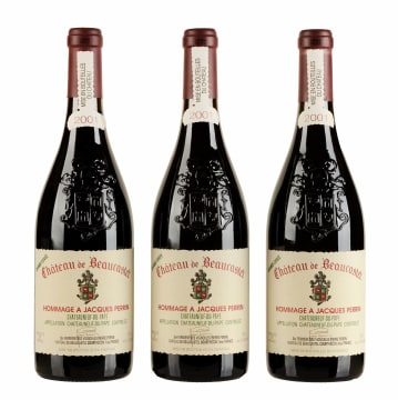 Beaucastel; Châteauneuf-du-Pape Grande Cuvée Hommage à Jacques Perrin; 2001; 3 (1 x 3); 750ml