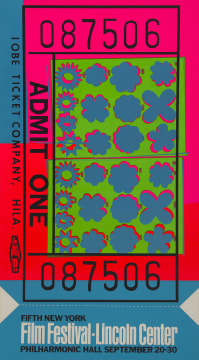 Andy Warhol; Lincoln Center Poster