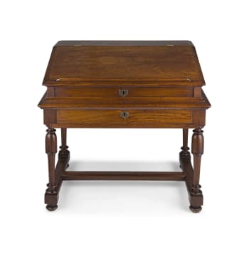 A Cape teak and stinkwood bible desk, 18th century and later