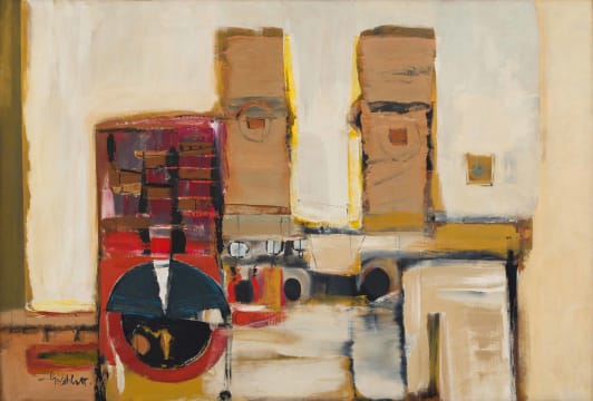 Sidney Goldblatt; Abstract Cityscape