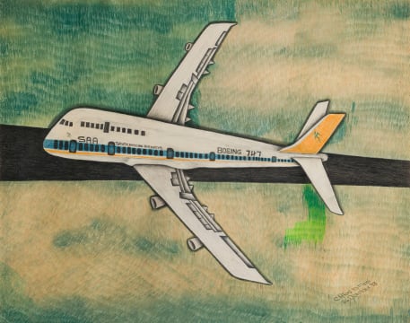 Clifford Mpai; 747 South African Airways