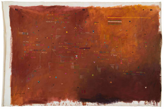 Samson Mnisi; Abstract Composition in Brown