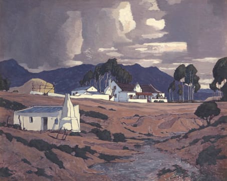 Jacob Hendrik Pierneef; Farmhouse, Tulbagh