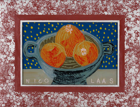 Nicolaas Maritz; Still Life with Oranges in a Colander