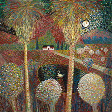 Nicolaas Maritz; Farmstead at Night
