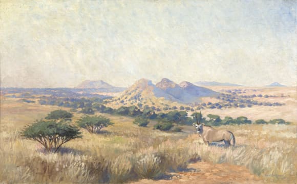 Axel Eriksson; Gemsbok, Omaruru District, Namibia
