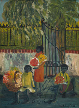 Faith Loy Plaut; Street Side Flower Sellers