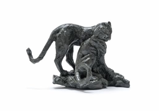 Dylan Lewis; Leopard Pair Maquette