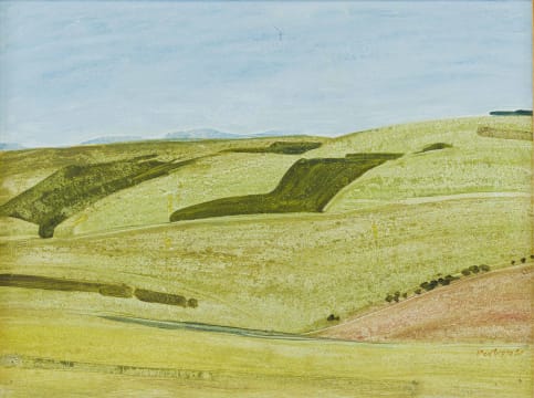 Nico Verboom; Abstract Landscape in Green