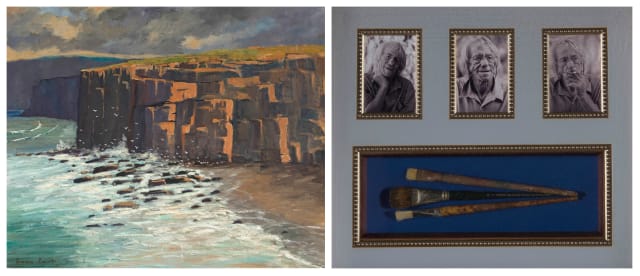 Adriaan Boshoff; Seacape with Cliff