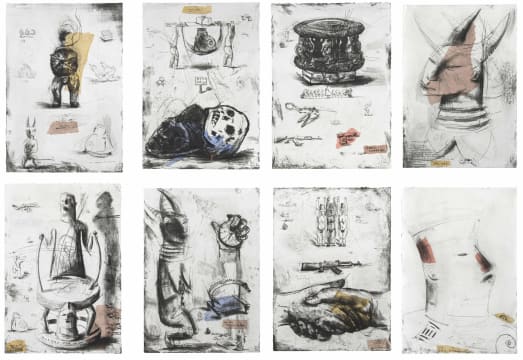 Deborah Bell; Ubu Potentate; Ma Ubu; Left Luggage; Salutations; The Grand Tour; Ma Ubu, Political Advisor; Ma Ubu, Ubu and Ubu’s Mother; Throne for King Ubu, Ubu in Africa series, eight