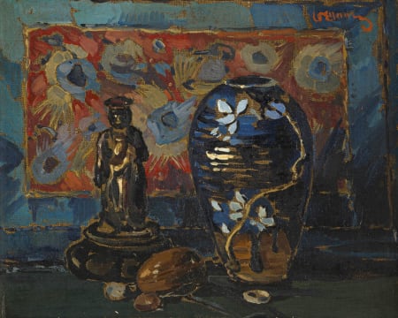 Pieter Wenning; Vase and Figurine
