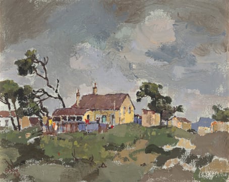 Gregoire Boonzaier; Houses with Trees