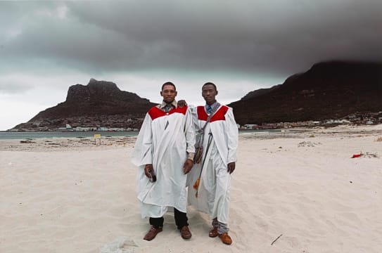 David Lurie; Members of the Ilitye Zion Church of God, Sunday Morning, Hout Bay, Cape Town, 2014