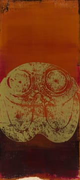 Sidney Goldblatt; Abstract Shape with Red