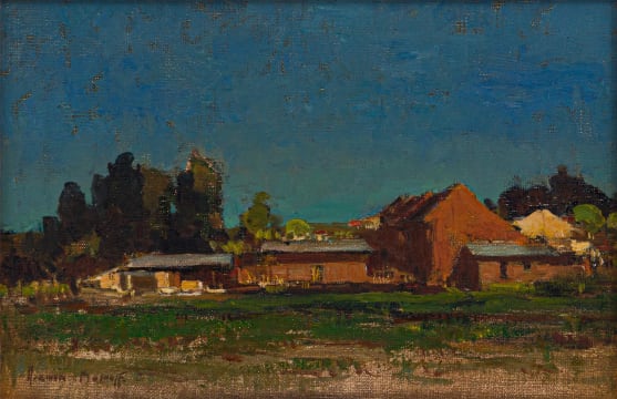 Adriaan Boshoff; Landscape with Houses