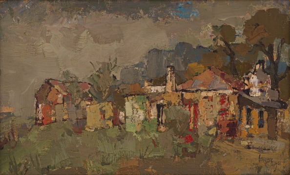 Gregoire Boonzaier; Houses and Trees