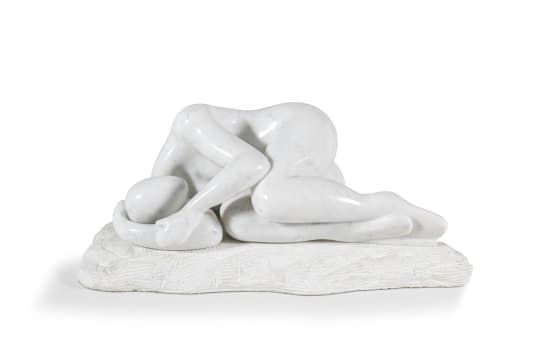 Stella Shawzin; Recumbent Nude