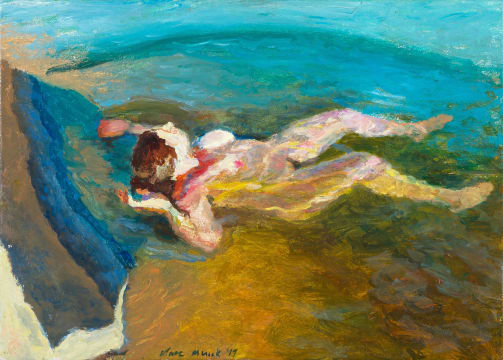 Clare Menck; Woman Swimming