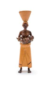 Julius Mfethe; Mother and Child with Corn