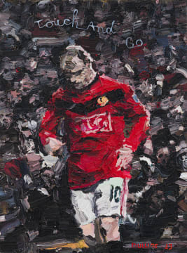Nigel Mullins; Touch This Painting Everyday to be Protected from Unfortunate Events
