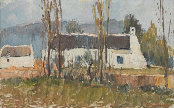 Philip Terblanche; Cape Home through Trees