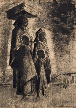 Ernest Ullmann; Mother and Children