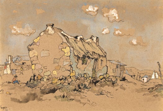 Gregoire Boonzaier; Fisherman's Houses