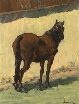 Italian School, 19th/20th Century; Study of a Horse