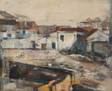 Sidney Goldblatt; Village Scene
