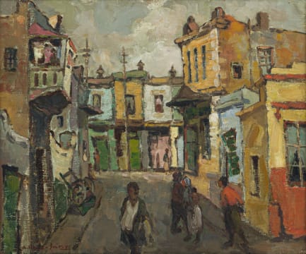 Alexander Rose-Innes; Street Scene with Figures