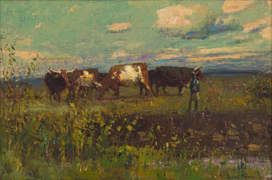 Adriaan Boshoff; Herder and Cattle
