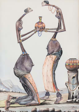 Phaswane David Mogano; A Gift of Clay Pots