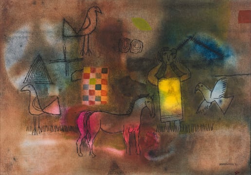 Louis Maqhubela; Figure with Animals