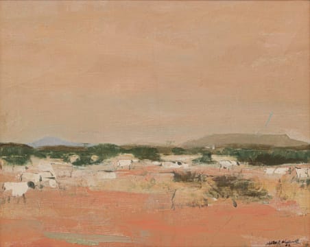 Walter Westbrook; Landscape with Sheep