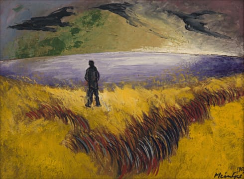 Johannes Meintjes; Figure in a Landscape