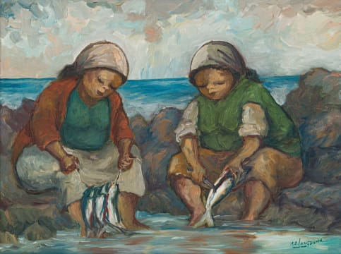 Amos Langdown; Cleaning Fish
