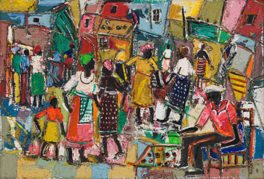 Eli Kobeli; Township Scene