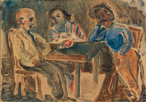 Lippy (Israel-Isaac) Lipshitz; Meeting at a Table